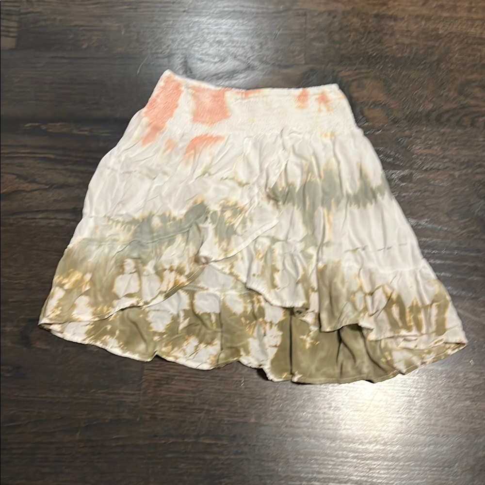 Vintage Havana Ruffled Mini Skirt Resort Wear
